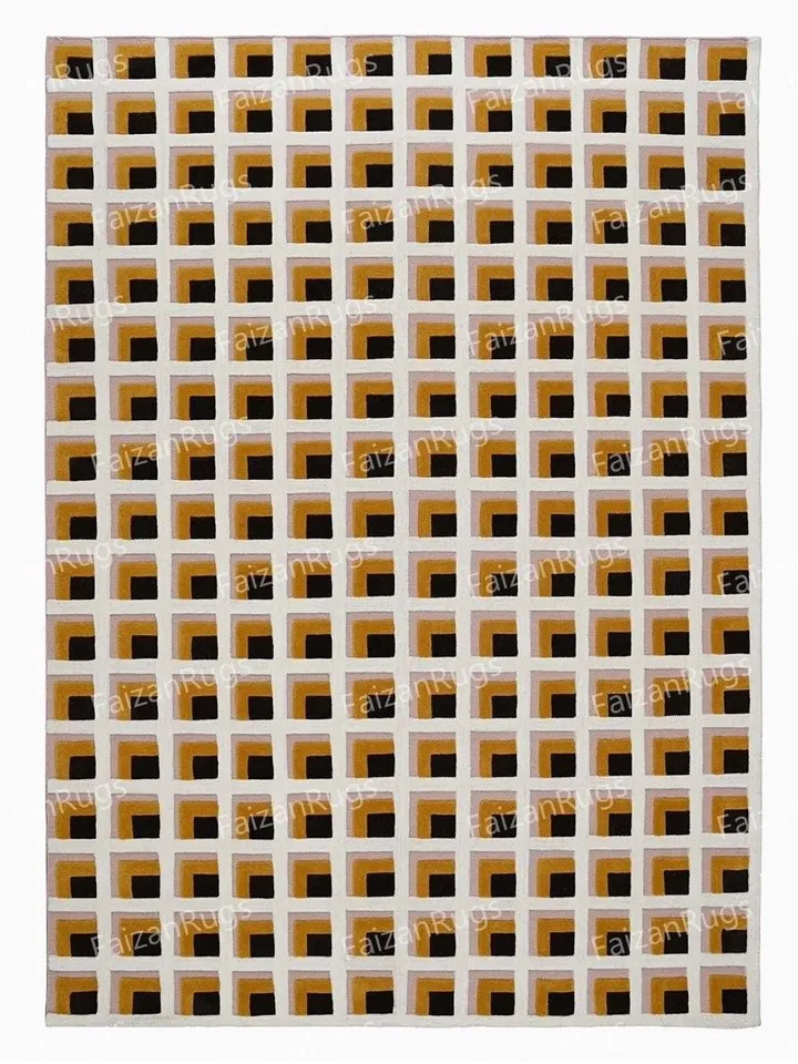 Buy 9x12 Yellow Hand Tufted Rug 100% Wool For Living Room, Bed Room, Kids Room In Any Size 10x14,10x12,9x12,8x10,6x9,5x8,4x6