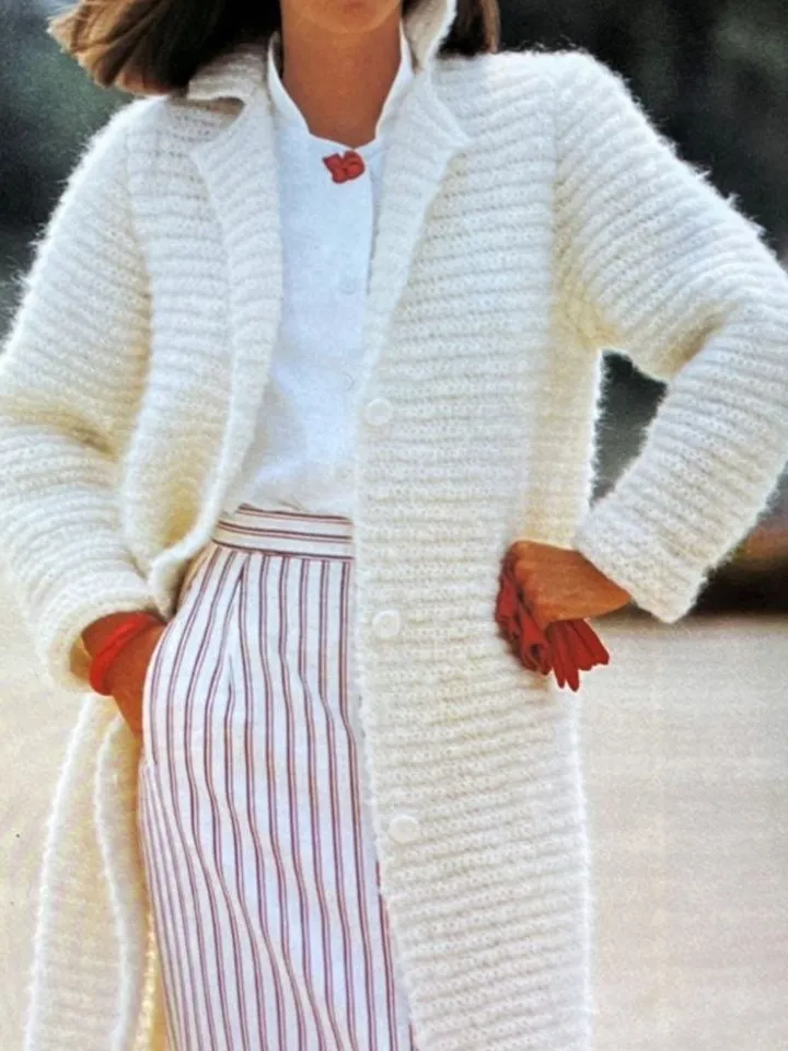 Cardigan crochet pattern, coat crochet pattern, cardigan long crochet pdf
