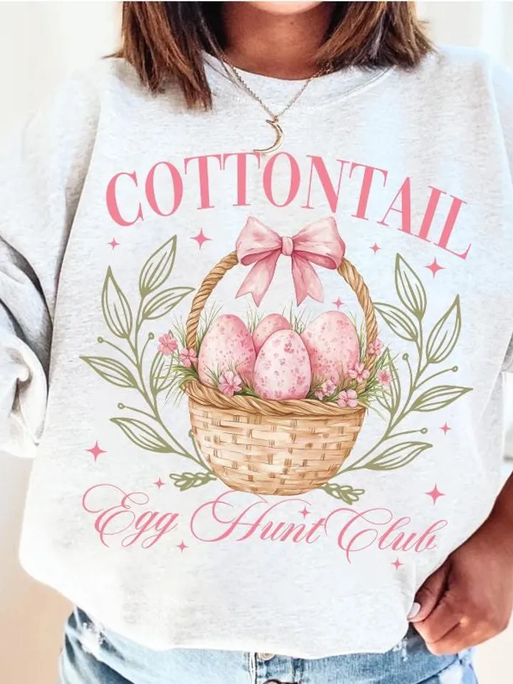 Easter Egg Hunt Club PNG Sublimation File, Pastel Png, Trendy Aesthetic Shirt Design, Watercolor Png, Easter Eggs Basket