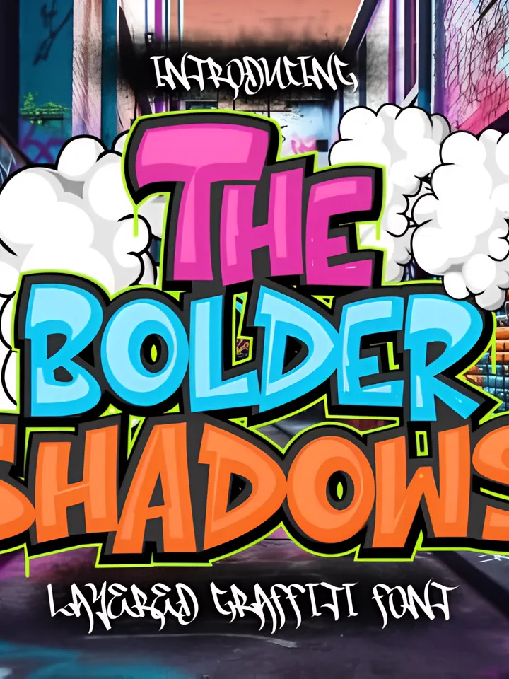 The Bolder Shadow Font