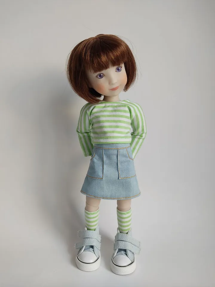 PDF sewing pattern for Siblies dolls.