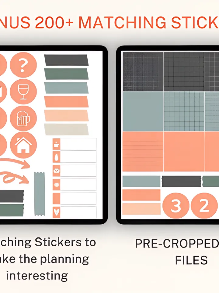 Adhd Digital Planner, Adhd Daily Planner