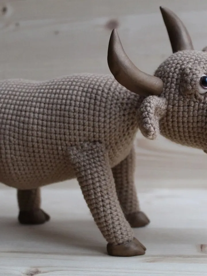 Crochet pattern Bull (Ox) - digital pattern PDF