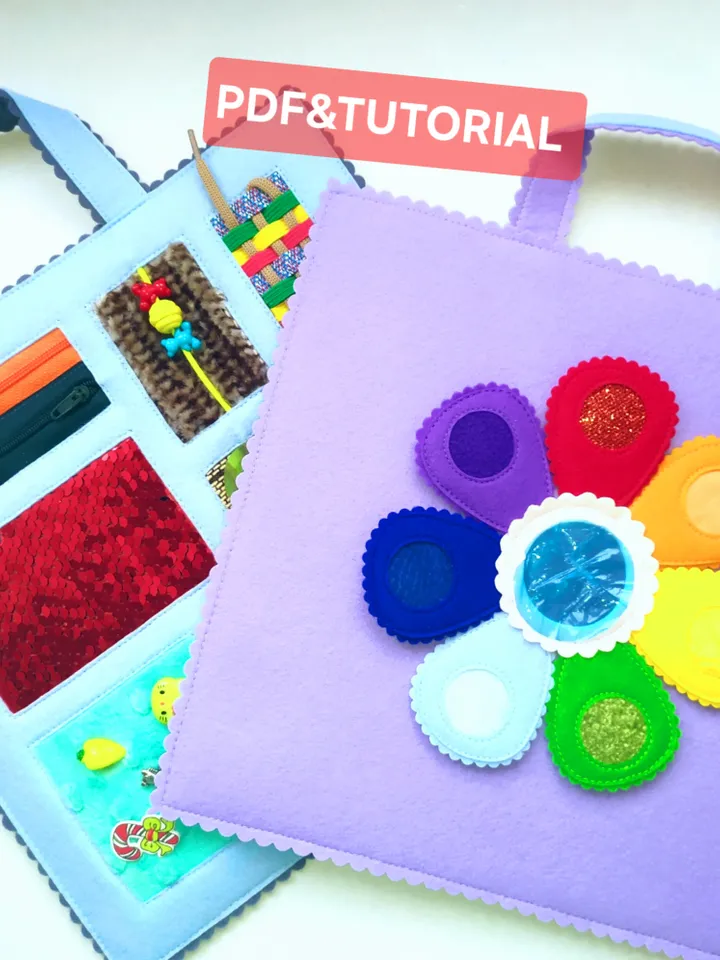 PDF sensory mat, fidget blanket for adults with dementia, pattern and tutorial