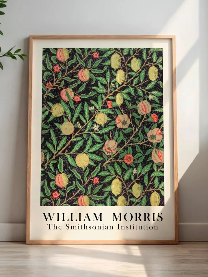 William Morris Wall Art, Vintage Botanical Print, Floral Poster Arts Decor, Digital Download, William Morris Print Digital Download 015
