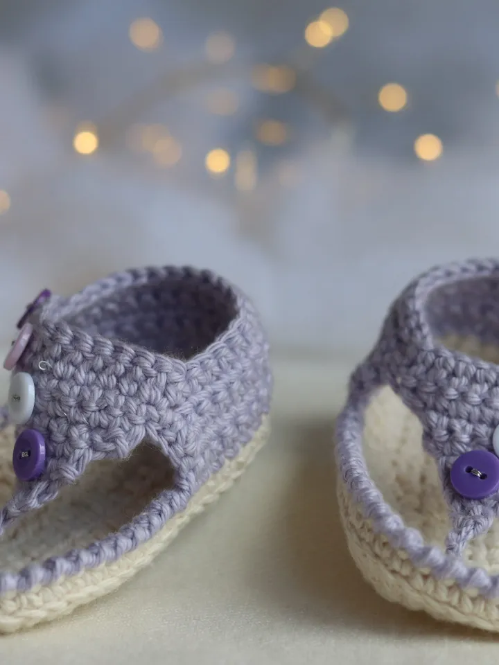 Newborn sandals, Cotton crochet baby first shoes, Summer newborn footwear, Baby shower gift, Popular right now