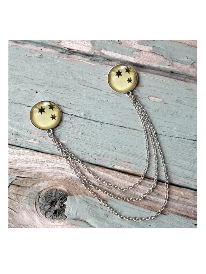 Harry Potter Three Stars Collar Brooch