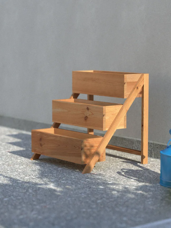 Tiered Planter Plans, PDF, DIY