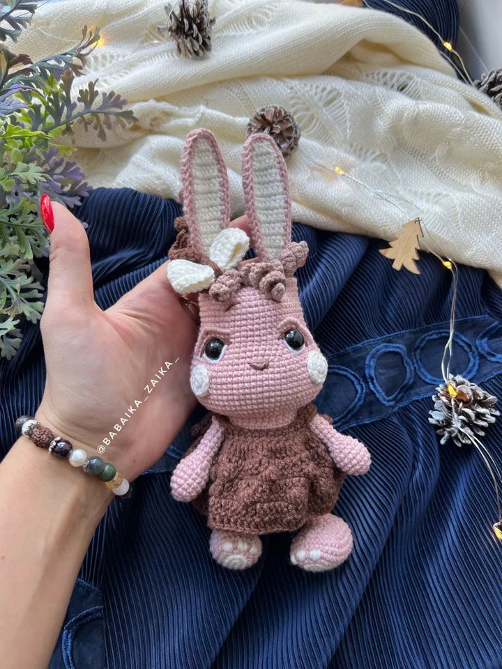 PDF Crochet Bunny-Bear Pattern, Small Toy Pattern, Amigurumi Teddy Bunny, Animal Pattern, Amigurumi bear pattern, shifter toy pattern