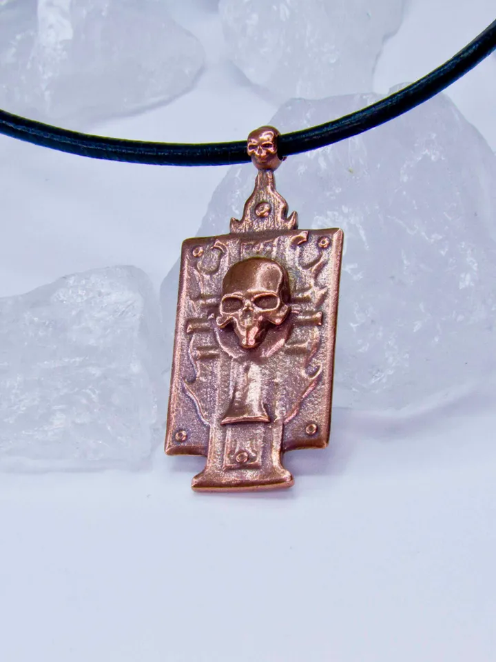 Pure Copper Ordo Hereticus Pendant of the Warhammer 40K Universe
