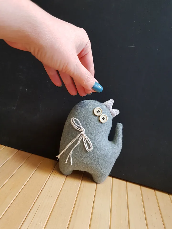Animal dolls sewing patterns pdf Cat and Kitty, set of 2 digital tutorials in English, Rag dolls diy