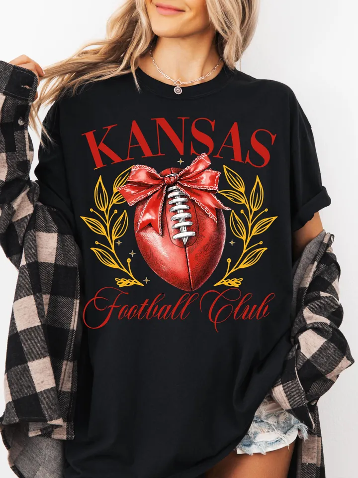 Football png, Coquette Football PNG, K City Football PNG, Football Team PNG, K City Football Sweatshirt, Football Red Team Football Club