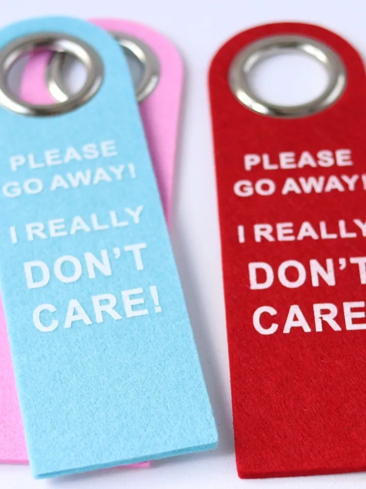 Door Hanger, Do Not Disturb Sign for Room Door, Felt Door Hanging Sign Personalized