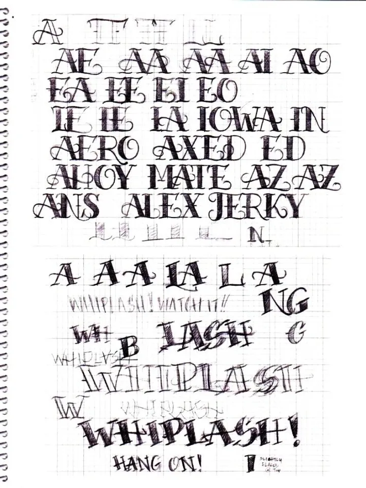 BJ Betts Lettering Guide 2
