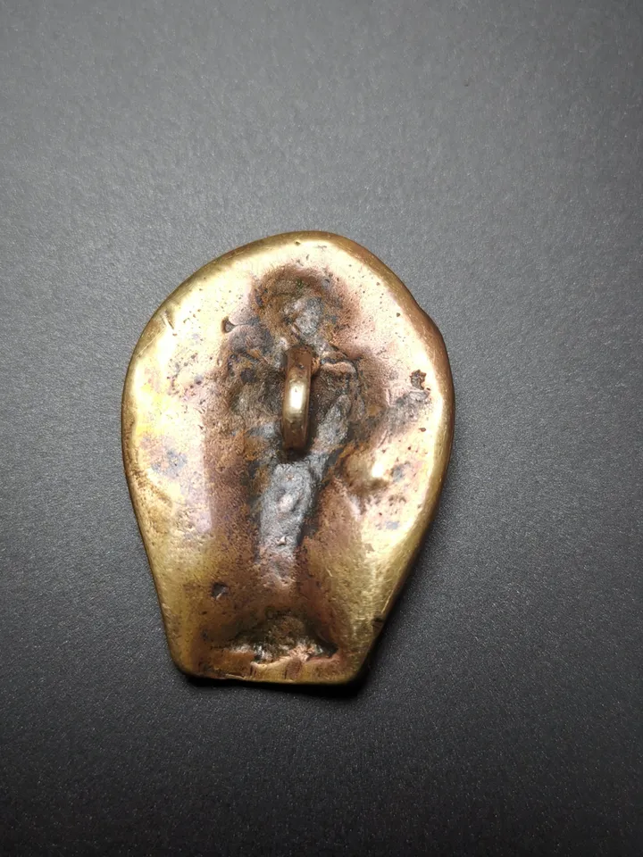 Gandhanra Handmade Thokcha Pendant,Six-armed Manjusri,Wisdom Buddha,Tibetan Budhist Protective Amulet