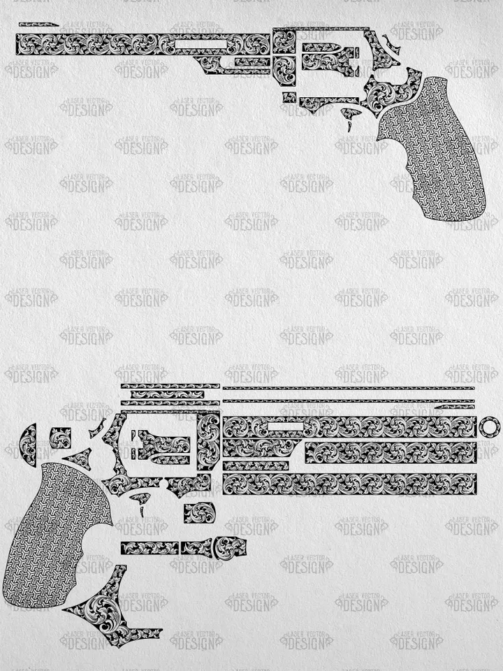 VECTOR DESIGN Smith & Wesson 629 8 in Scrollwork