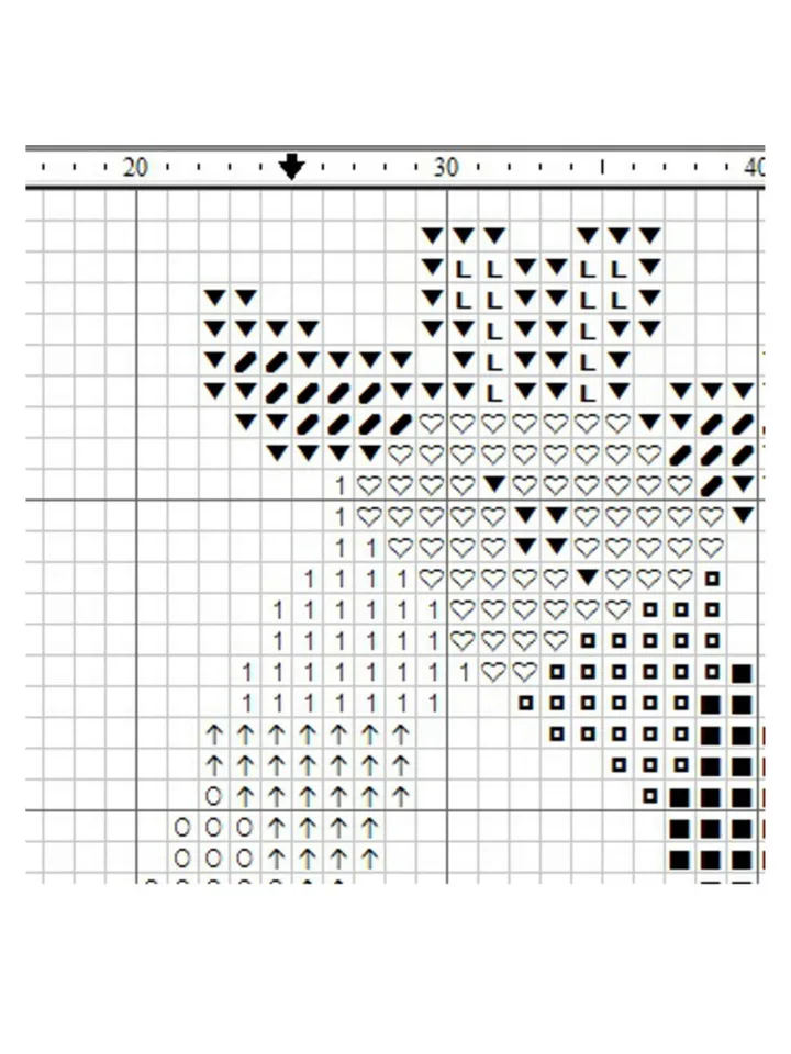 Giraffe cross stitch pattern, easy embroidery for children, colorful rainbow Triangle giraffecross stitch pattern
