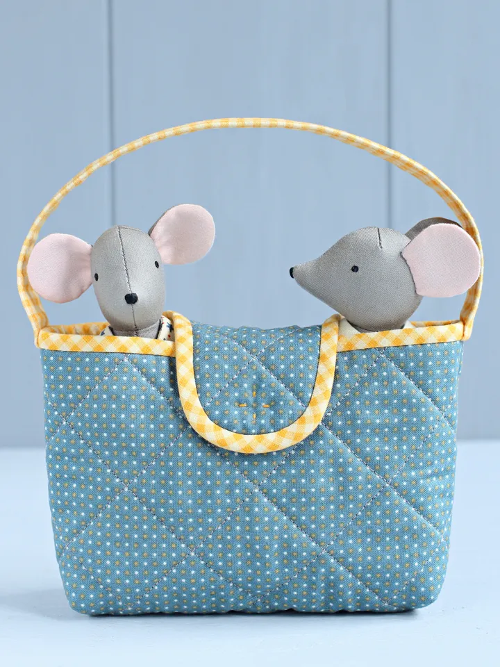 PDF Bag for Two Mini Dolls Sewing Pattern