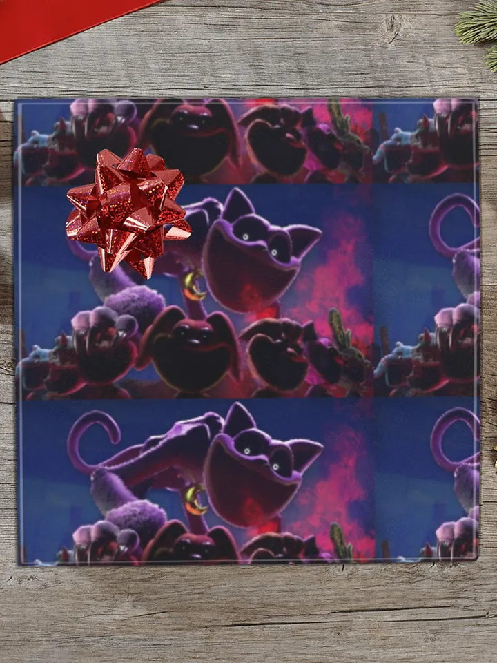 CatNap Poppy Playtime Gift Wrapping Paper