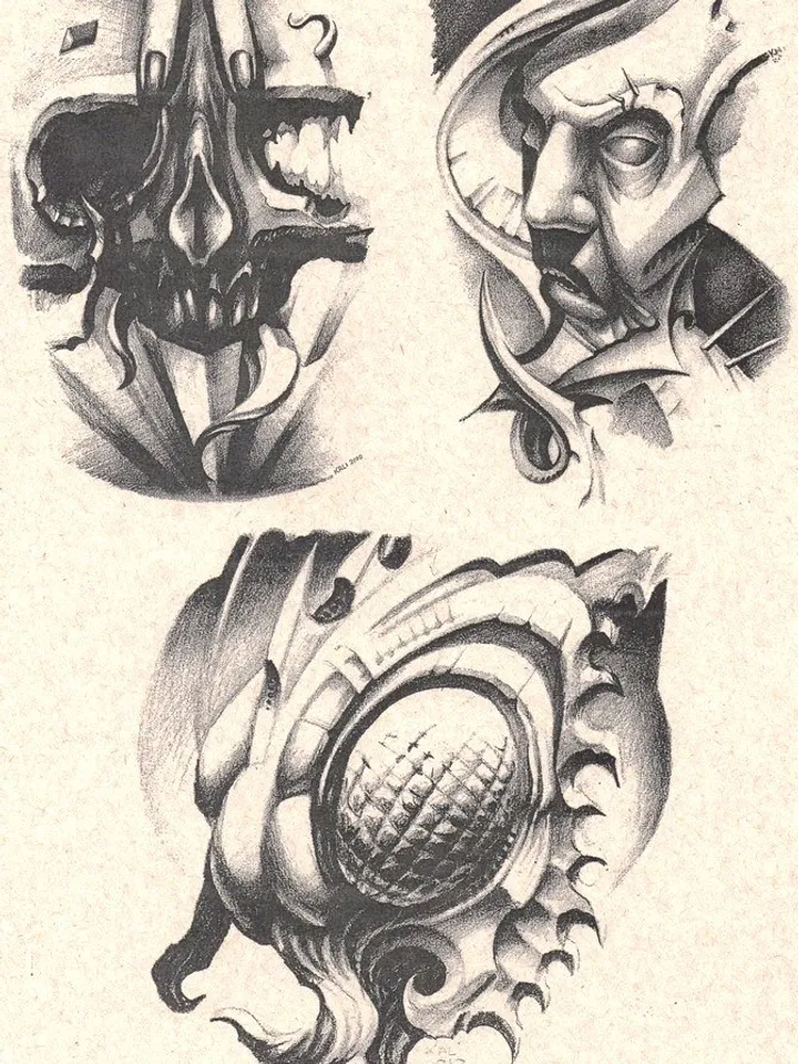 Kali Bio-mech sketches Vol.1