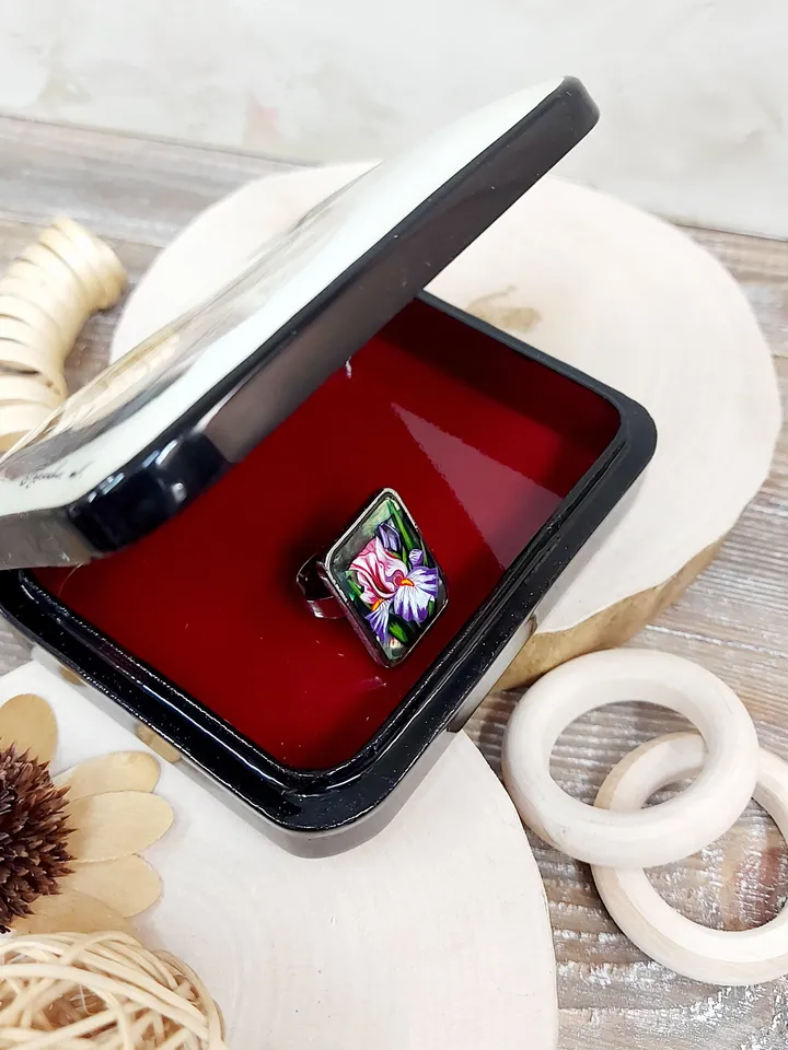 Nice Russian lacquer box "Siamese cat. Pet" Hand painted miniature, jewelry box, Gift for cat lovers, Art gift Fedoskino. New year's gift