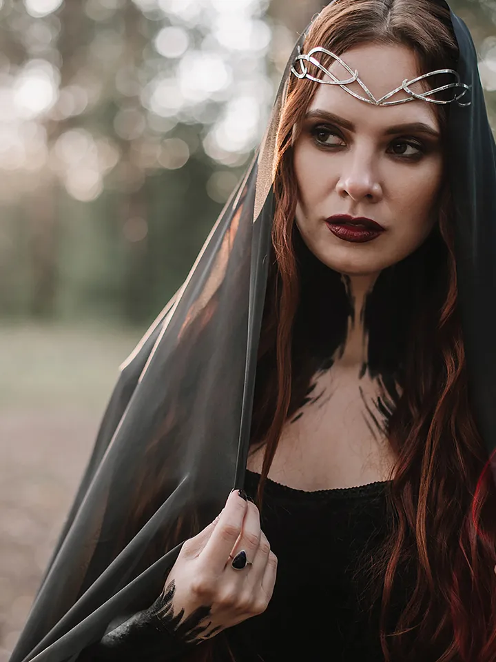 Witchcraft accessory pagan Jewelry elves and fairies dark witch tiara wiccan goddess diadem Crown pagan priestess Edain