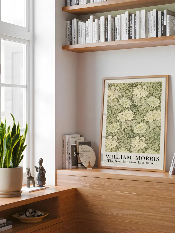 William Morris Wall Art, Vintage Botanical Print, Floral Poster Arts Decor, Digital Download, William Morris Print Digital Download 014
