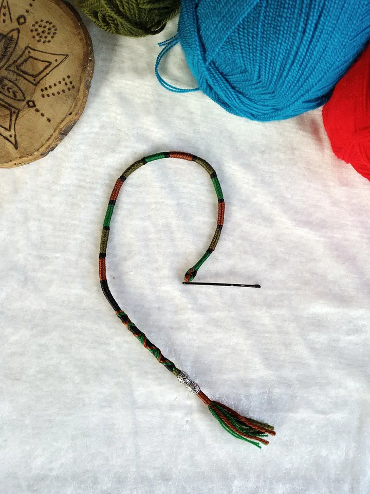Removable Wrap, Hippie Hair Braid, Hair Wrap Extension, Clip in Extensions Bohemian, Gypsy Hippie Style, Festival Girl Blue Wraps,
