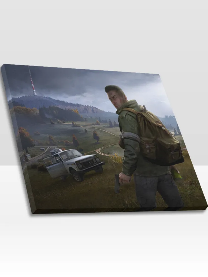 DayZ Game Frame Canvas Print, Wall Art Home Decor Poster