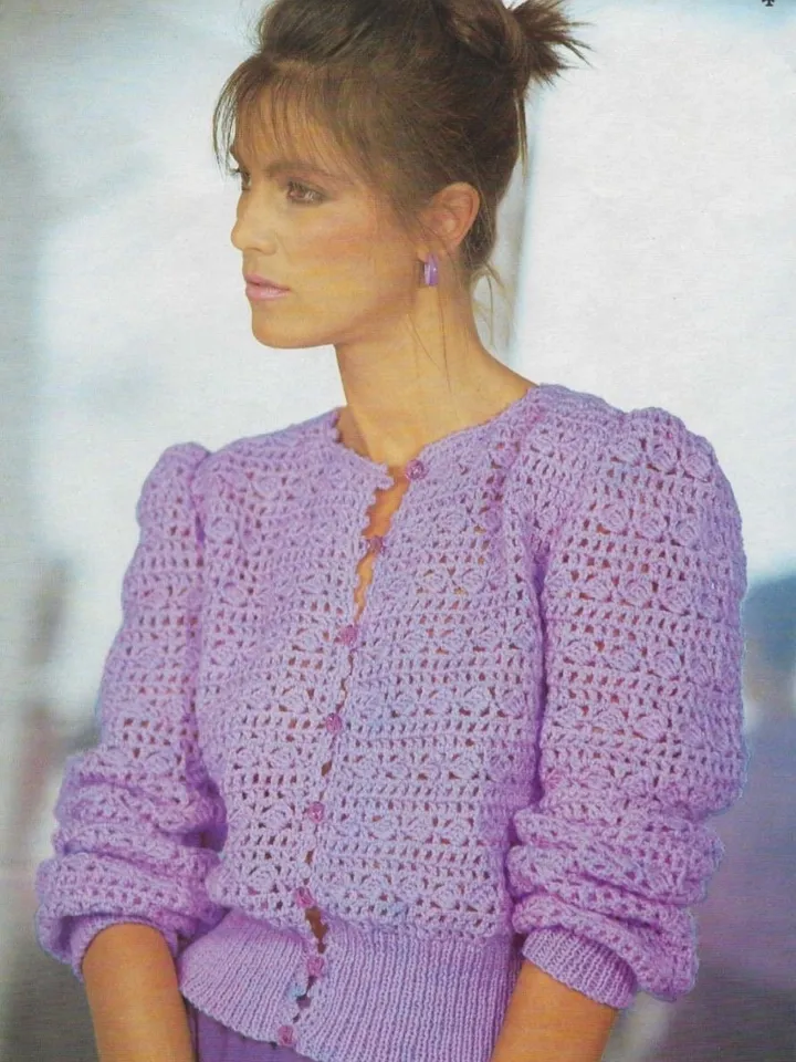 Crochet cardigan pattern ; easy cardigan, summer cardigan, women cardigan PDF
