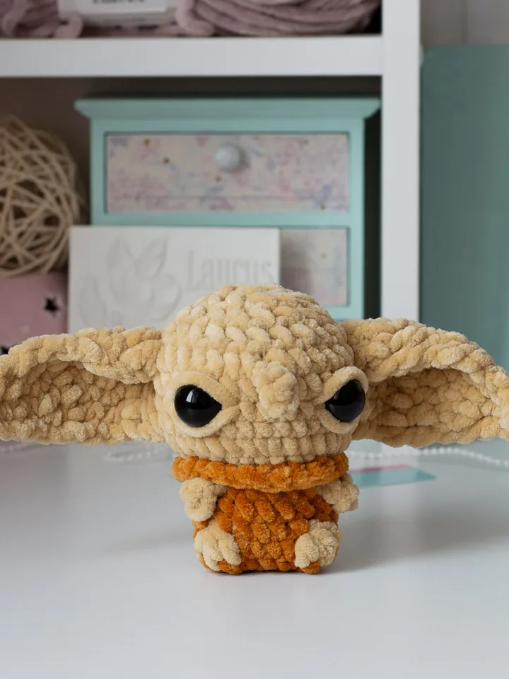 Soft Dobby plush croshet toy Harry Potter