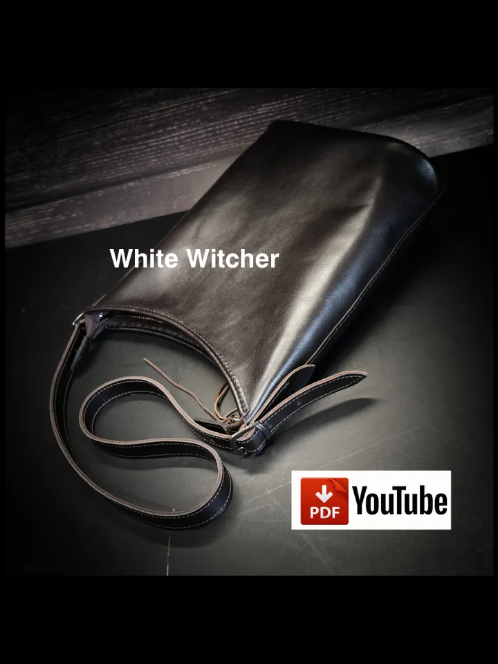 Leather pattern to make a Women's crossbody bag - NIKA. BG33