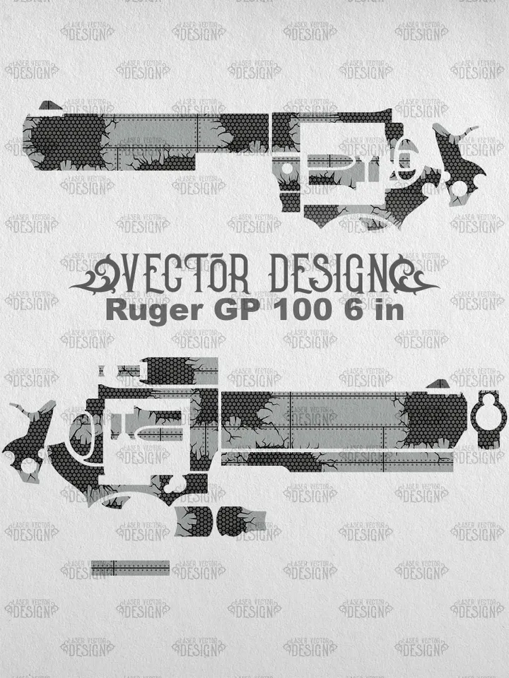 VECTOR DESIGN Ruger GP 100 6 in Metal tearing