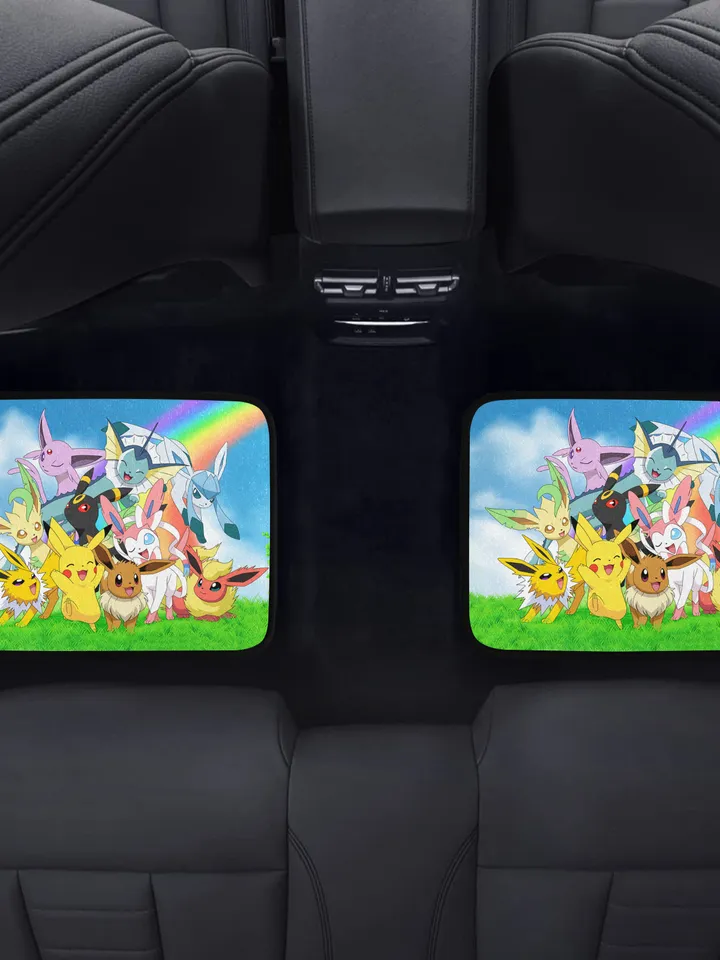 Pokemon Pikachu Back Car Floor Mats Set of 2
