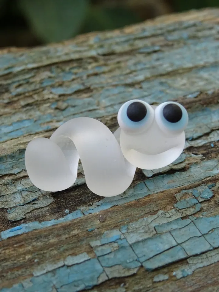Snake beads Glass snake dread beads Large hole beads European beads European bracelet Snake Charm beads snake lampwork beads big hole bead