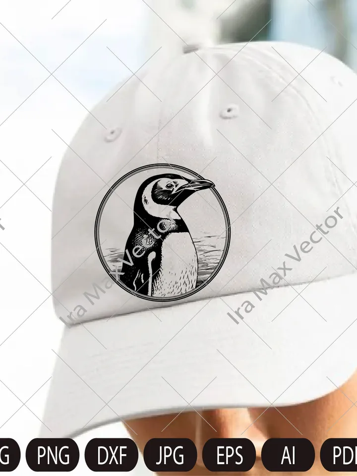 Penguin Svg, Penguin logo,King Penguin SVG, Sea Animal SVG, Penguin Silhouette, Penguin Clipart, Penguin SIlhouette, Penguin detailed