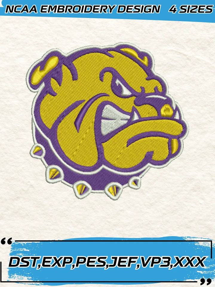 Western Illinois Leathernecks Embroidery Designs,NCAA Logo Embroidery Design,Machine Embroidery Design File,4 Sizes, Digital Download