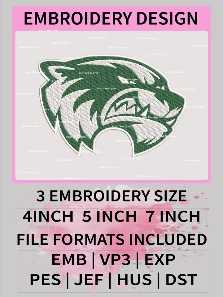 NCAA Utah Valley Wolverines Embroidery File, 3 Sizes, 6 Formats, NCAA Machine Embroidery Design, NCAA Logo, NCAA Teams