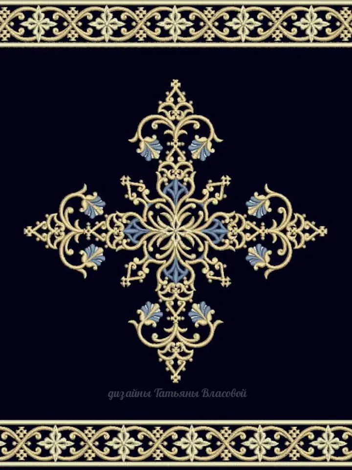 Crosses"Iveron" designs for machine embroidery.