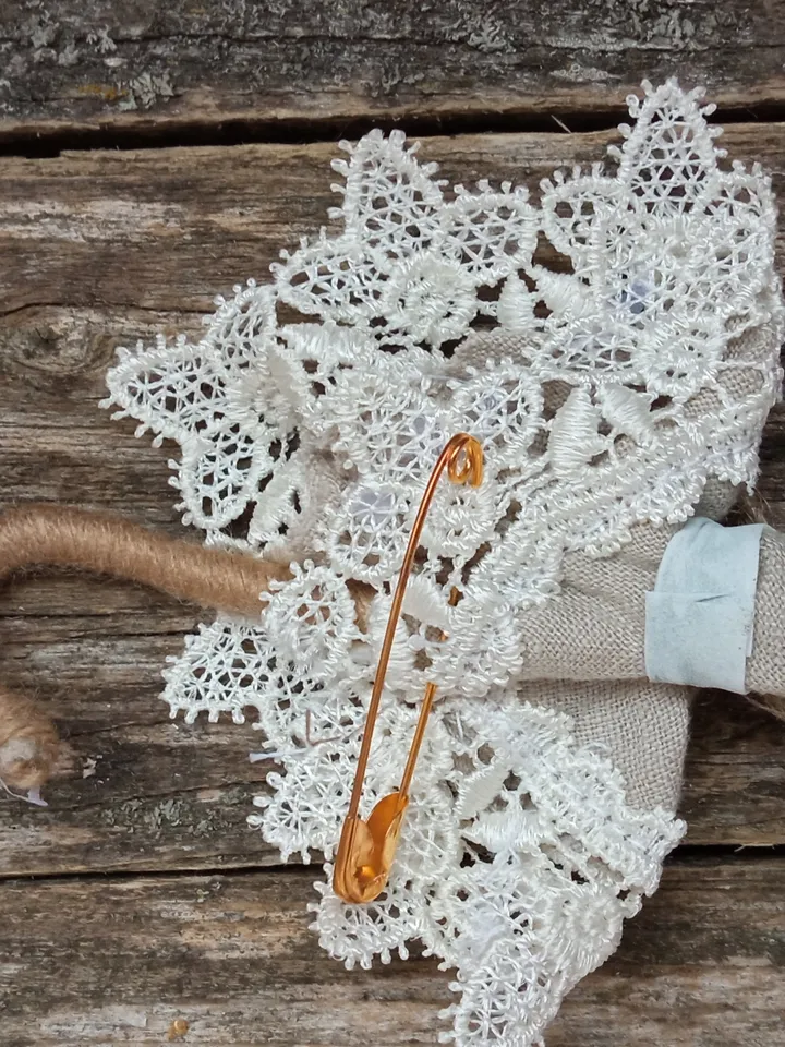 Umbrella handmade linen brooch on a pin/women's accessories/women's jewellery/gift for her/Mather Day gifts/grandma gift