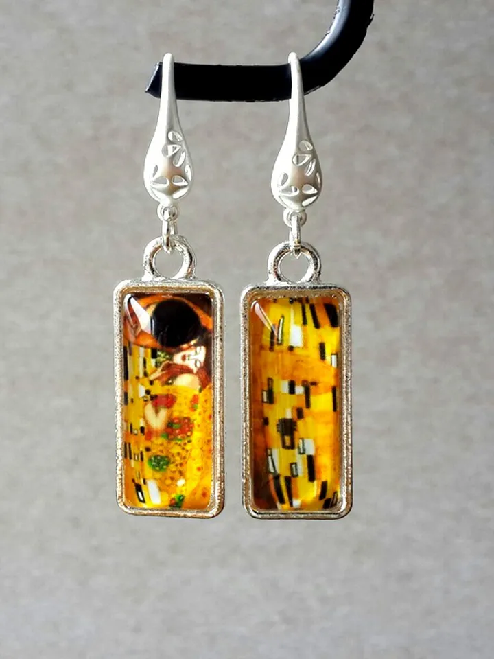 Gustav Klimt The Kiss Earrings