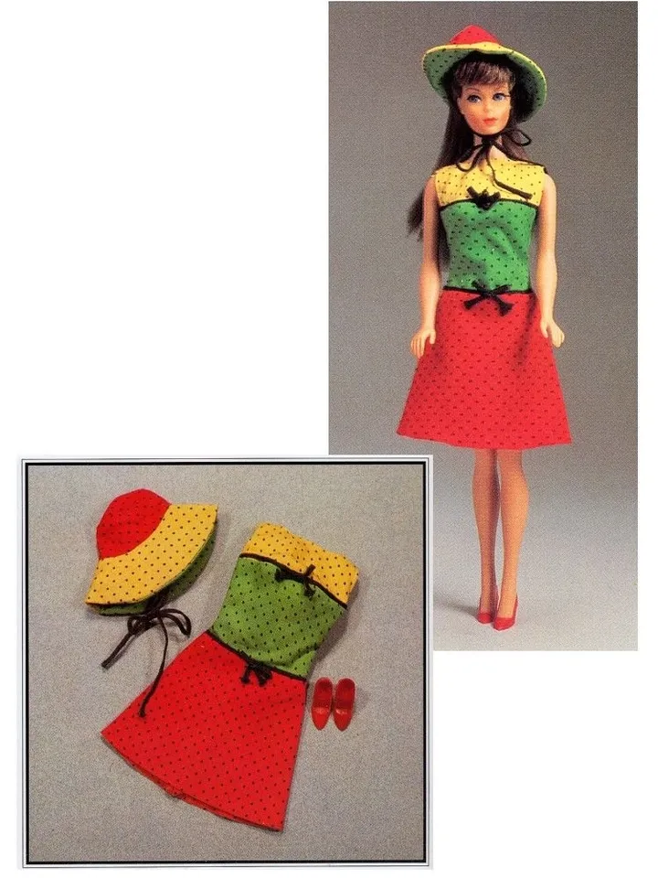 Vintage Barbie Sewing Pattern Studio Tour Wardrobe Clothes for Dolls 11-1/2" Digital Download PDF