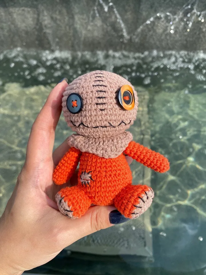 PDF Crochet Voodoo, Creepy Sam doll, Amigurumi voodoo, Voodoo Accessory, Halloween Crochet Pattern, Voodoo Doll Crochet Pattern, Crochet Sam