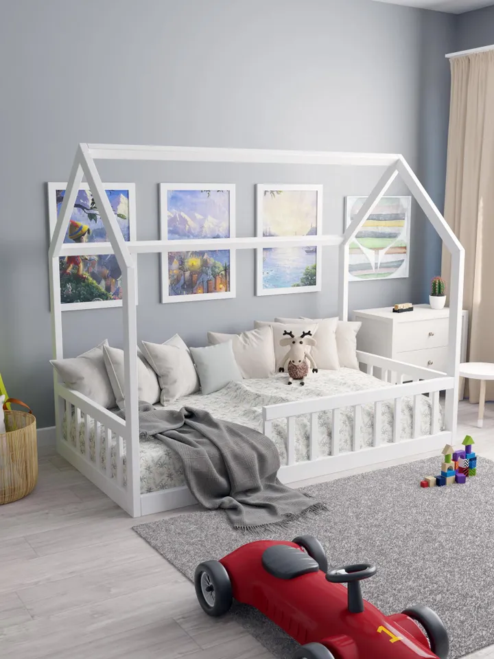 House Bed Plans, Twin Size, DIY, PDF