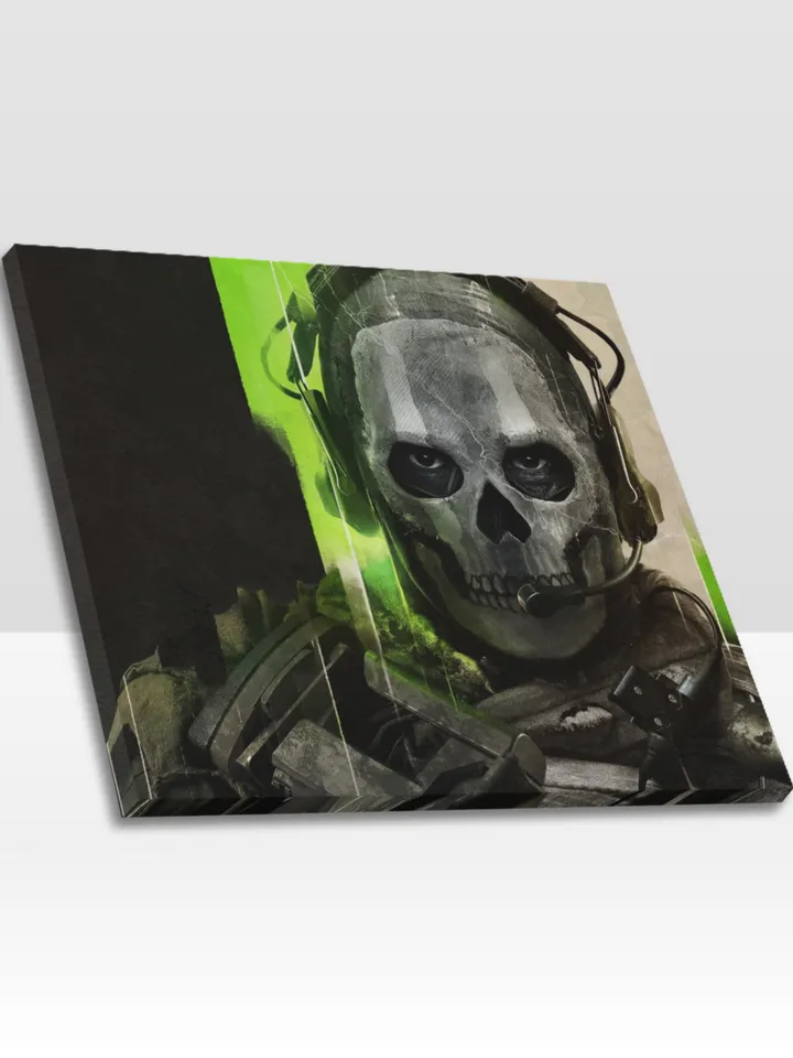 Modern Warfare CoD Frame Canvas Print, Wall Art Home Decor Poster