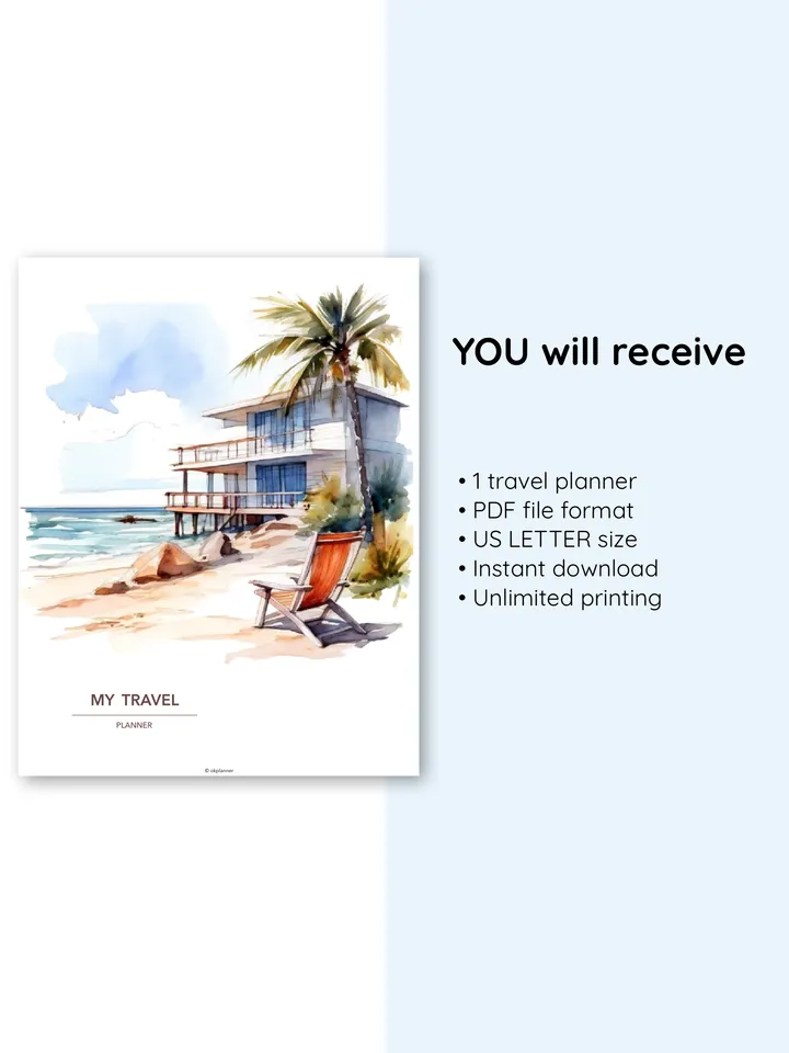 Travel Planner for Unforgettable Family Vacations, Honeymoons, and Group Trips. Resort Vacation planner. Trip itinerary.