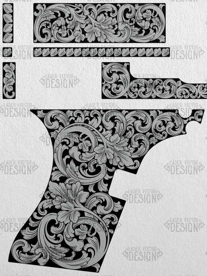 VECTOR DESIGN Glock 26 gen 4 Scrollwork 2