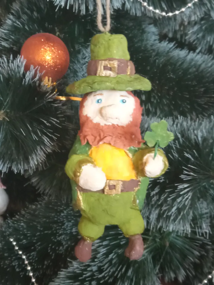 Pendant Leprechaun/Patrick Day home decor/Sf Patrick's day/St. Patrick's gifts/Christmas tree toy/Xmas decor/Christmas