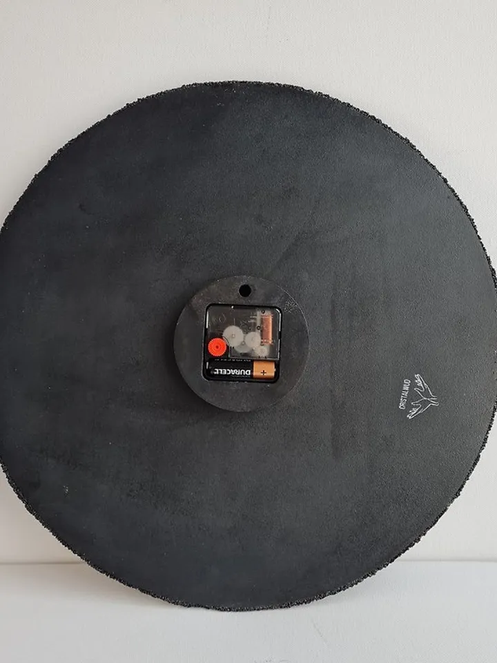 Large wall clock 23 inch, Marble wall clock, Custom wall clock, Silent wall clock