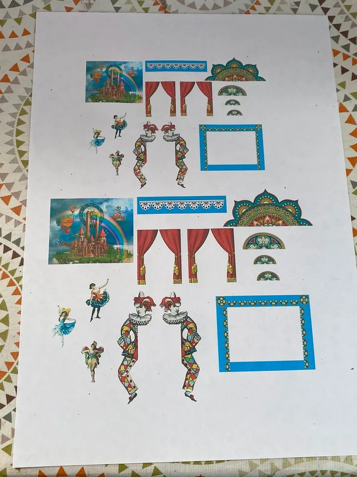 Tutorial. Puppet theater. Dollhouse miniature. 1:12. Two sizes.